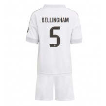 Real Madrid Jude Bellingham #5 Hjemmedraktsett Barn 2025-26 Kortermet (+ Korte bukser)